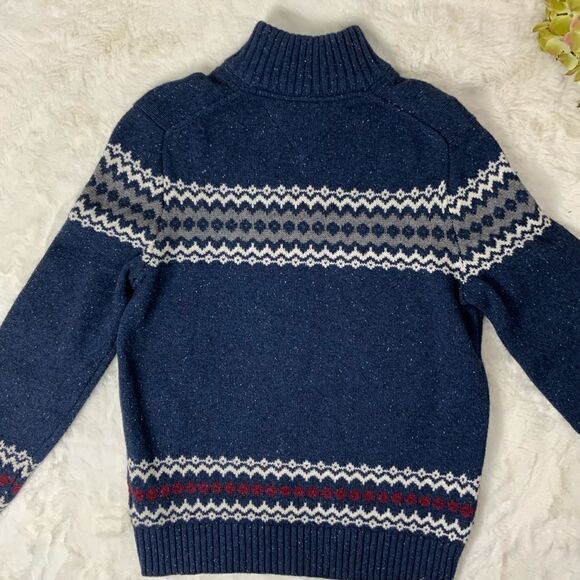 Men’s Tommy Hilfiger Fair Isle 1/4 zip sweater - Picture 3 of 5